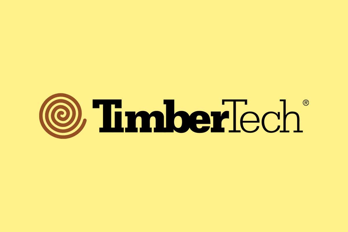 TimberTech logo showcasing premium composite decking brand for custom decks in Nashville, TN.